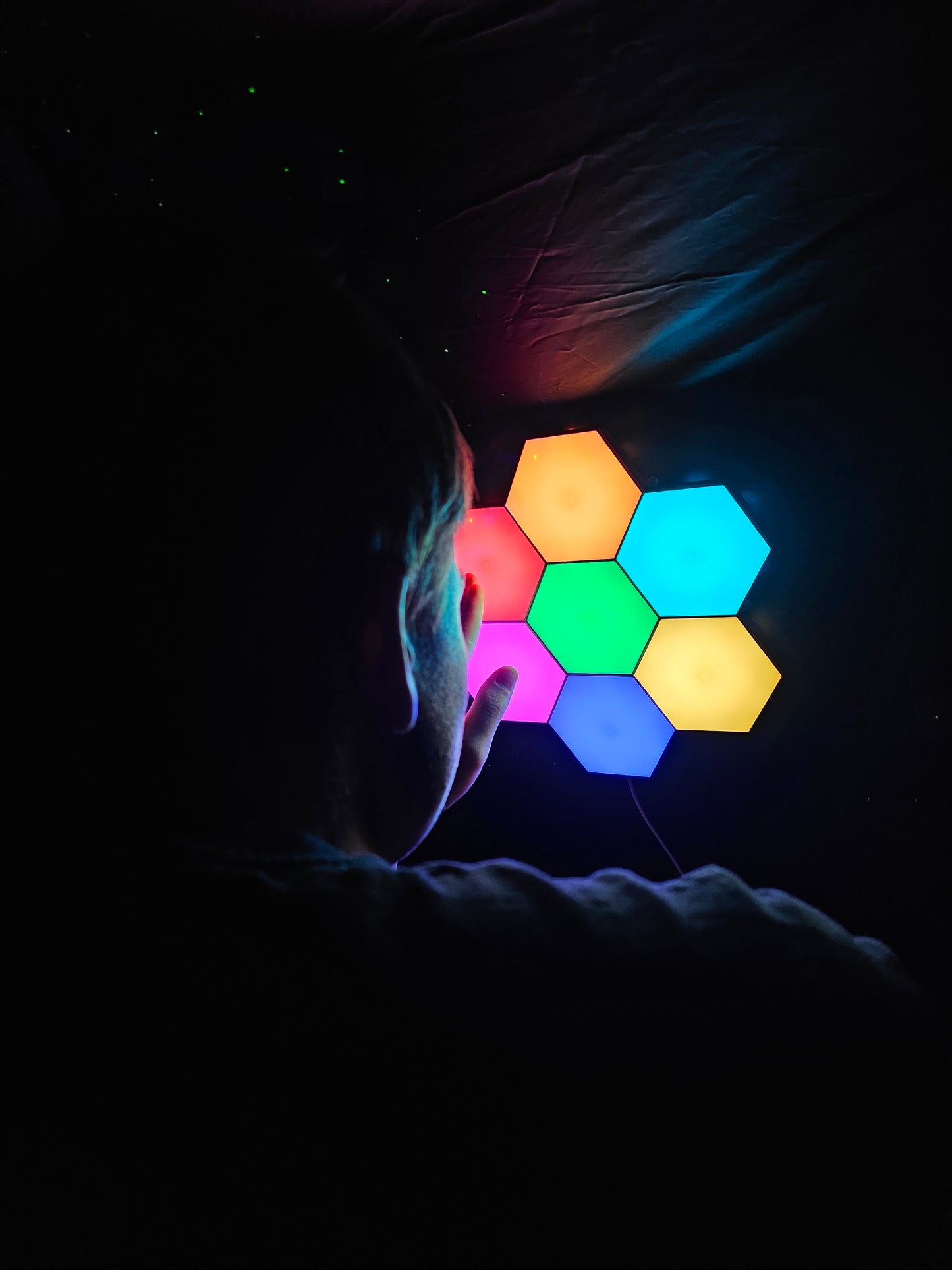 When Overwhelm Hits – Sensory Hexagon Touch Lights for Calm and Focus