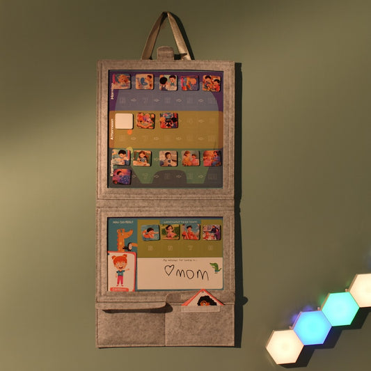 Calm & Predictable Days – Magnetic Visual Scheduler for Structured Daily Routines