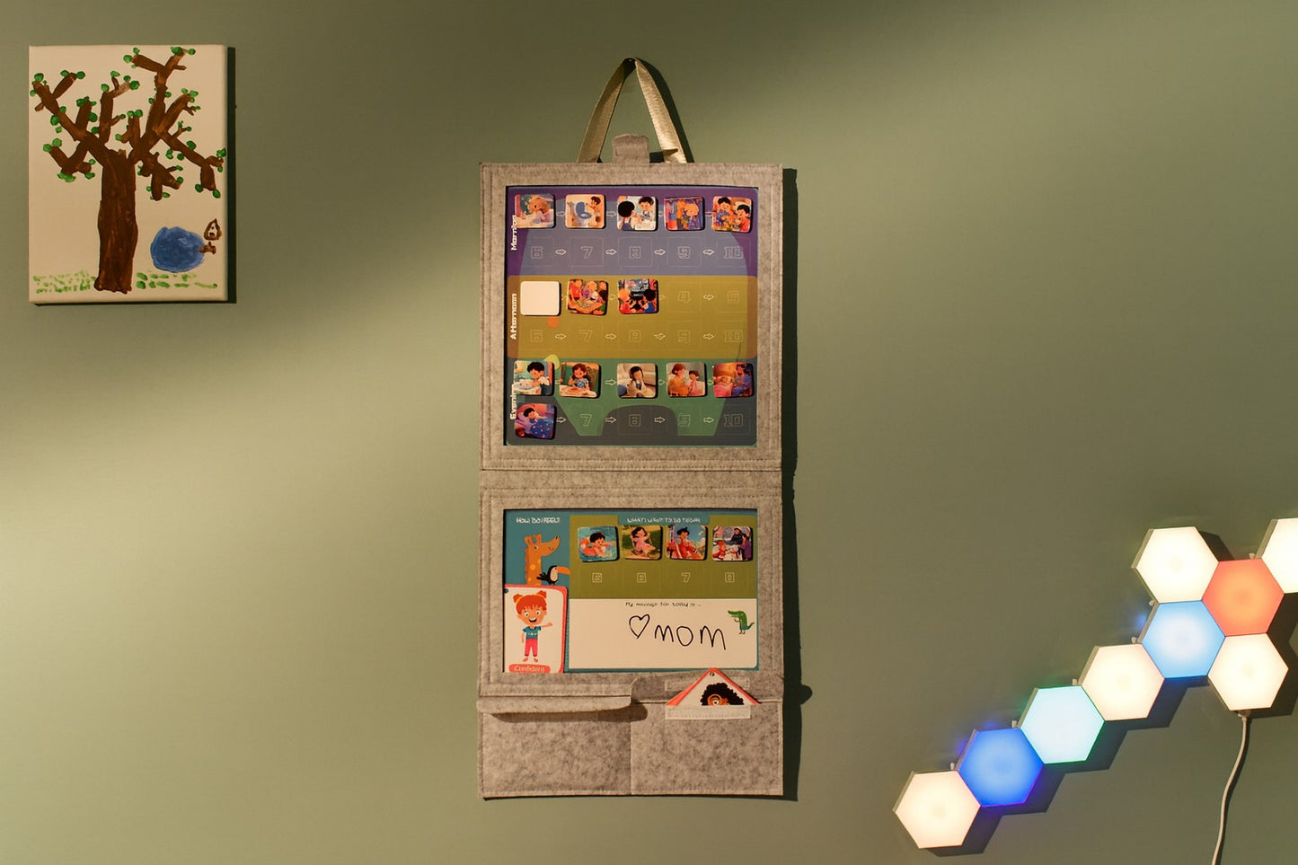 Calm & Predictable Days – Magnetic Visual Scheduler for Structured Daily Routines